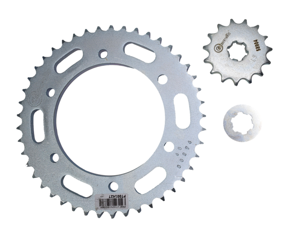 Kit Sprocket Suzuki Ts125Z 15/45 Generico Cassarella - Mundimotos