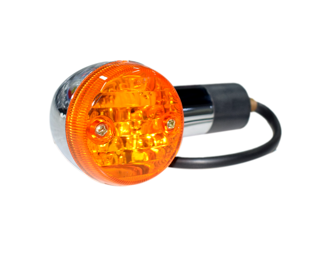 DIRECCIONAL FR LH GN125 NOVA CROMADO ORIGINAL - Mundimotos