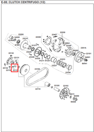 ROLLER SETX6 14GRS AGLITY125 ORIGINAL - Mundimotos