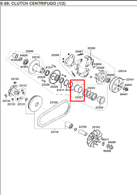ASIENTO RESORTE CLUTCH AGILITYRS ORIGINAL - Mundimotos