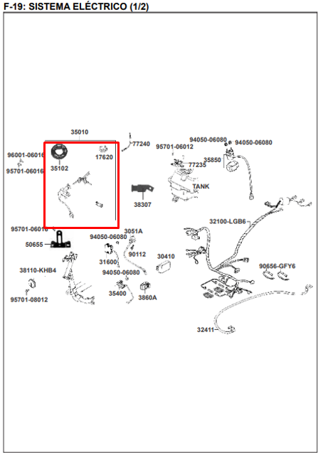 TAPA SWITCH AGLITY/TOP BOY ORIGINAL - Mundimotos