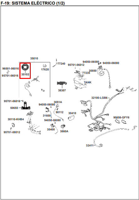 TAPA SWITCH AGLITY/TOP BOY ORIGINAL - Mundimotos
