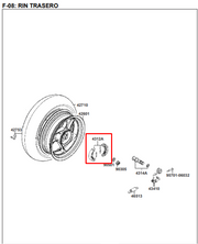 Banda Freno Tras Kymco Agility125 Original - Genuine parts - Mundimotos