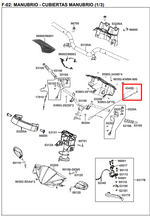 Cargar imagen en el visor de galería, CABLE FRENO RR AGILITY NAKED ORIGINAL - Mundimotos