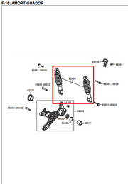 Amortiguador Kymco Agility - Mundimotos