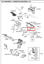 CUBIERTA FAROLA RR AGILITY RS 125 ORIGINAL - Mundimotos