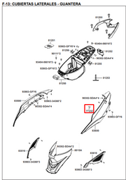 PIN SEGURO SILLIN RS/NAKED ORIGINAL - Mundimotos