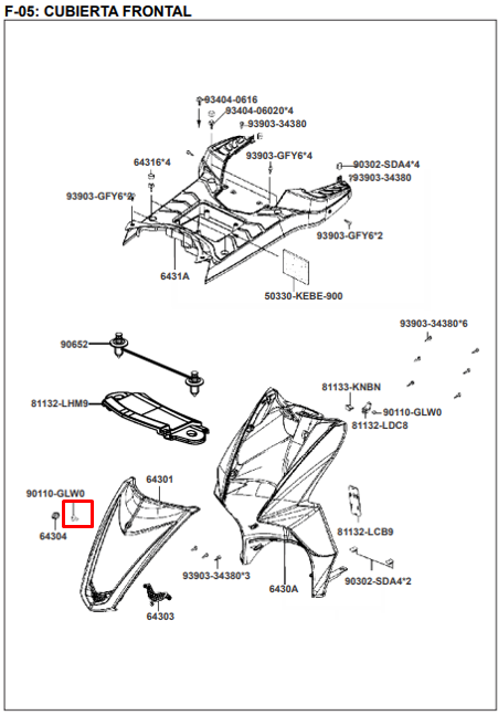TORNILLO 06X15 SOMB ORIGINAL - Mundimotos