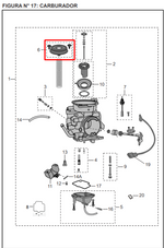 Load image into Gallery viewer, TAPA CARBURADORURADOR DISCOVER 125 ST/150ST ORIGINAL - Mundimotos
