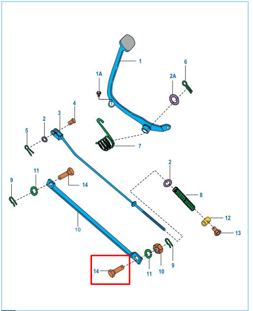 TORNILLO BOXER/KB125/KTZ ORIGINAL - Mundimotos