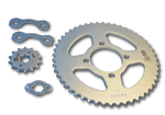 Cargar imagen en el visor de galería, Kit Sprocket Yamaha Xtz125 14/50 Generico Cassarella - Mundimotos