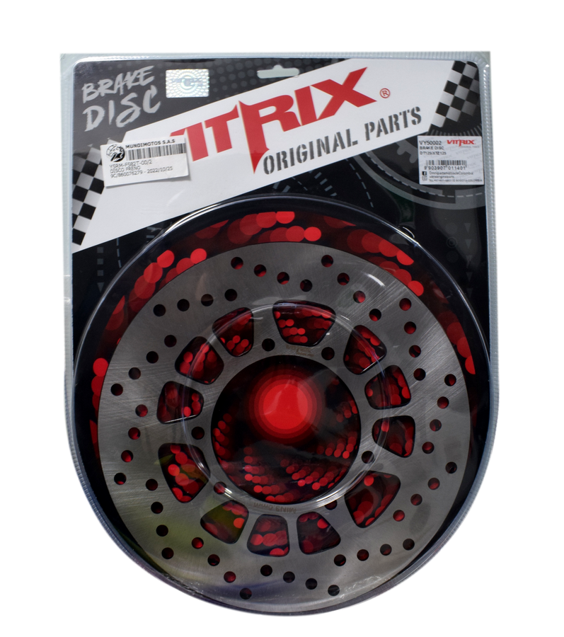 DISCO FRENO DT125/DT200/XTZ125/XT225 CHINO - Mundimotos