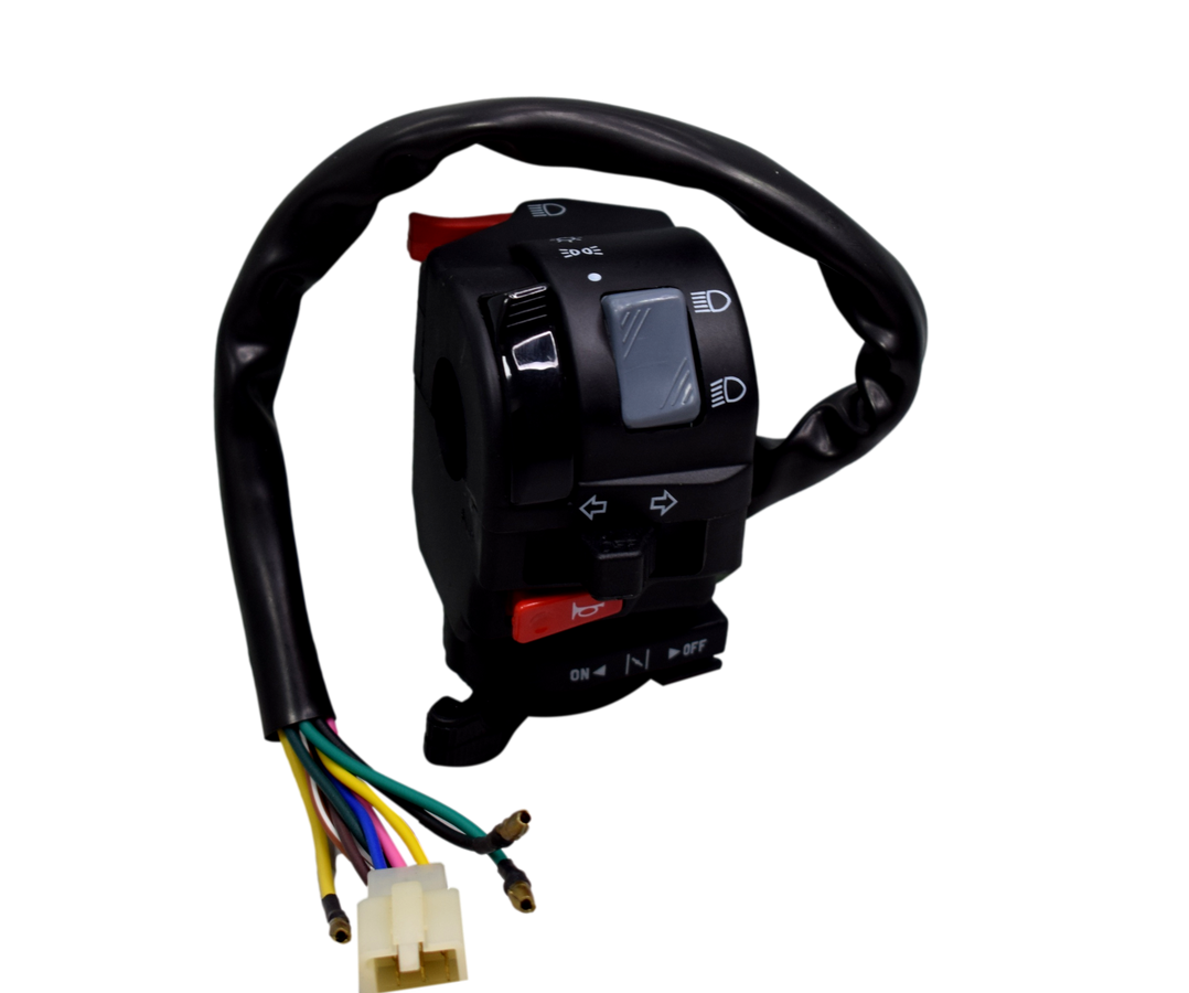 Comando izquierdo luces yamaha ybr125Dx original - genuine parts - Mundimotos